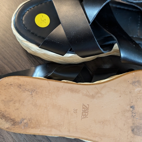 Zara woven platform sandals - Picture 4 of 5